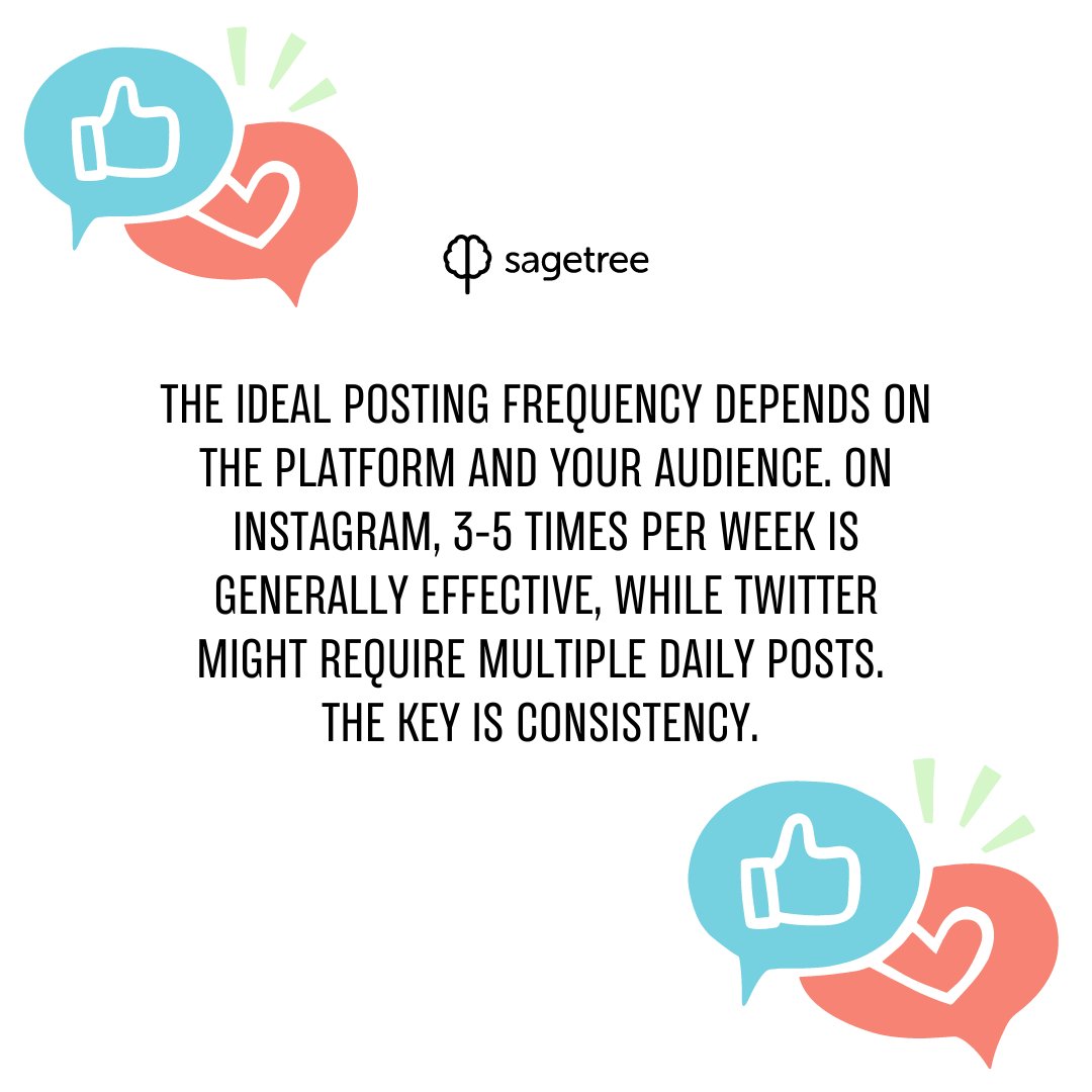 sage_tree's tweet image. When it comes to posting frequency, there is no one-size-fits-all answer.  What works for one brand or individual may not yield the same results for another. 
Let us do all the hard work! Schedule a call today!
bit.ly/3Zg9nAS
#sandiego #socialmedia #socialmediatip