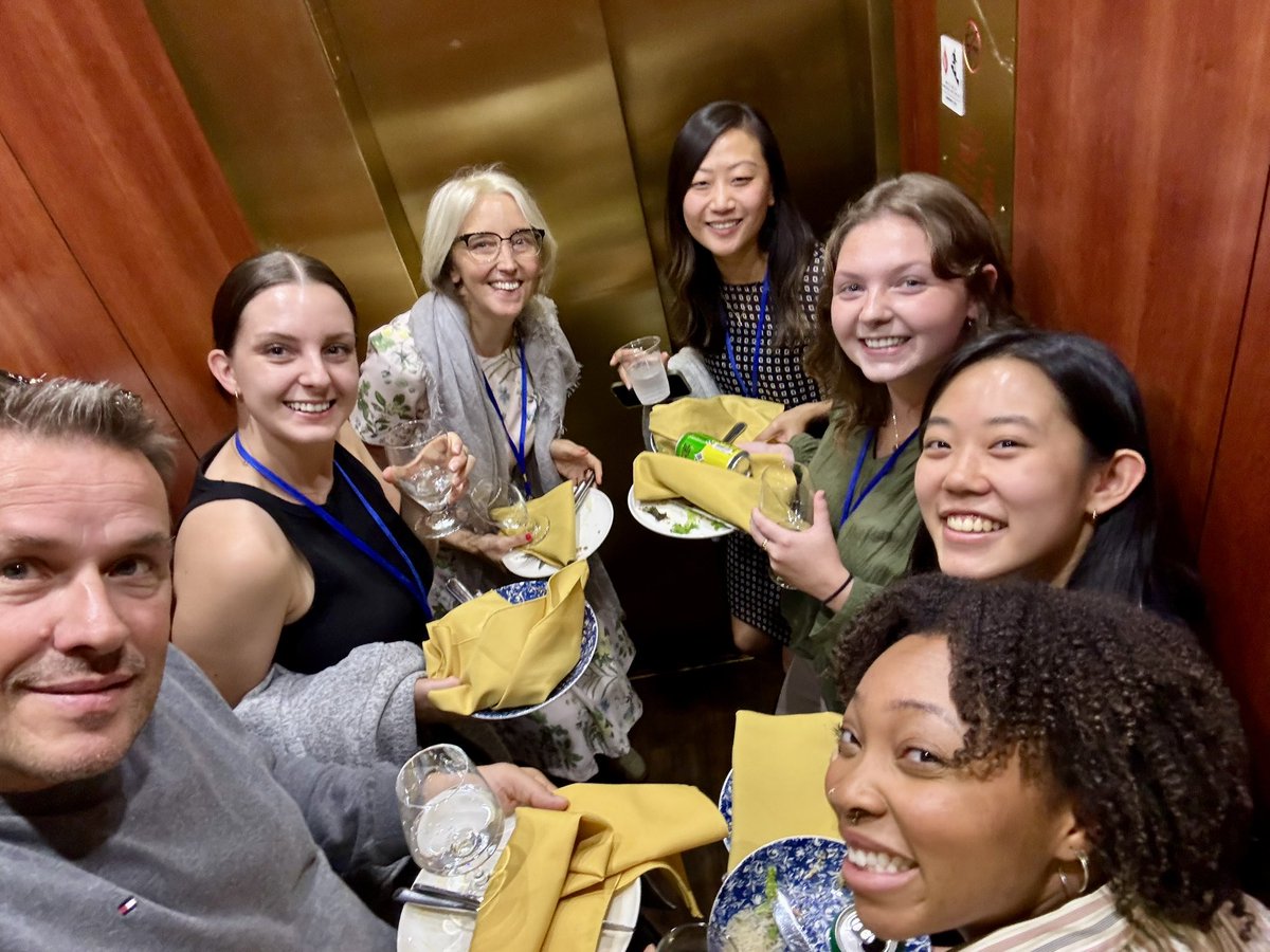 Eickelberg_MD's tweet image. Huge shoutout to our @m_konigshoff @Eickelberg_MD labs for a fantastic show of expertise during poster sessions at #PILC2024 yesterday and today. Needless to say, the obligatory #elevatorselfie was taken on that occasion. What an honor and pleasure to be part of this group.