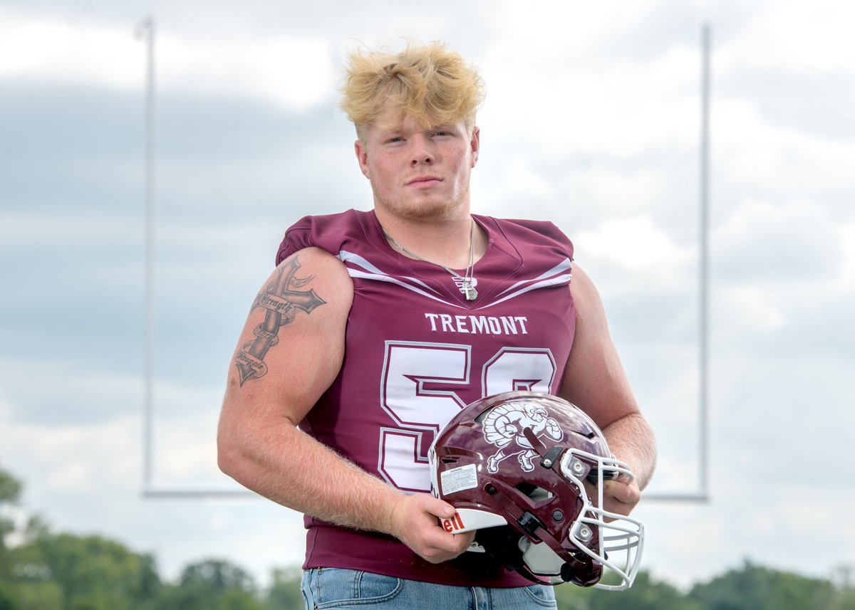 Journal Star Sports (@pjstarsports) on Twitter photo Week 4 Friday Prep Spotlight-
<a href="/TyDykes/">Ty Dykes</a> of @Turks_football
-Favorite NFL player: Ray Lewis
-Favorite college football team: <a href="/NDFootball/">Notre Dame Football</a>
Shelbyville at Tremont, 7 p.m.
<a href="/pjstar/">Journal Star</a> photo by <a href="/MattDayhoff/">Matt Dayhoff</a>
#pjspreps Week 4 Friday Prep Spotlight-
<a href="/TyDykes/">Ty Dykes</a> of @Turks_football
-Favorite NFL player: Ray Lewis
-Favorite college football team: <a href="/NDFootball/">Notre Dame Football</a>
Shelbyville at Tremont, 7 p.m.
<a href="/pjstar/">Journal Star</a> photo by <a href="/MattDayhoff/">Matt Dayhoff</a>
#pjspreps