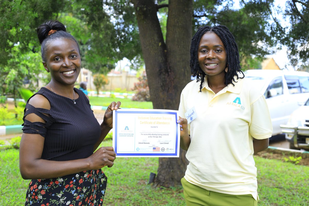 Africa ELI (@africaeli) on Twitter photo Receiving certificate at the end of the training makes it a fulfilling project for participants. Congratulations to our trainees. <a href="/WashFellowship/">MandelaWshFellowship</a> <a href="/usmissionuganda/">U.S. Mission Uganda</a> <a href="/TunawezaO/">Tunaweza Foundation🧡👩🦽👩🦯</a> <a href="/ZaharahNamanda/">Namanda Zaharah</a> Receiving certificate at the end of the training makes it a fulfilling project for participants. Congratulations to our trainees. <a href="/WashFellowship/">MandelaWshFellowship</a> <a href="/usmissionuganda/">U.S. Mission Uganda</a> <a href="/TunawezaO/">Tunaweza Foundation🧡👩🦽👩🦯</a> <a href="/ZaharahNamanda/">Namanda Zaharah</a>