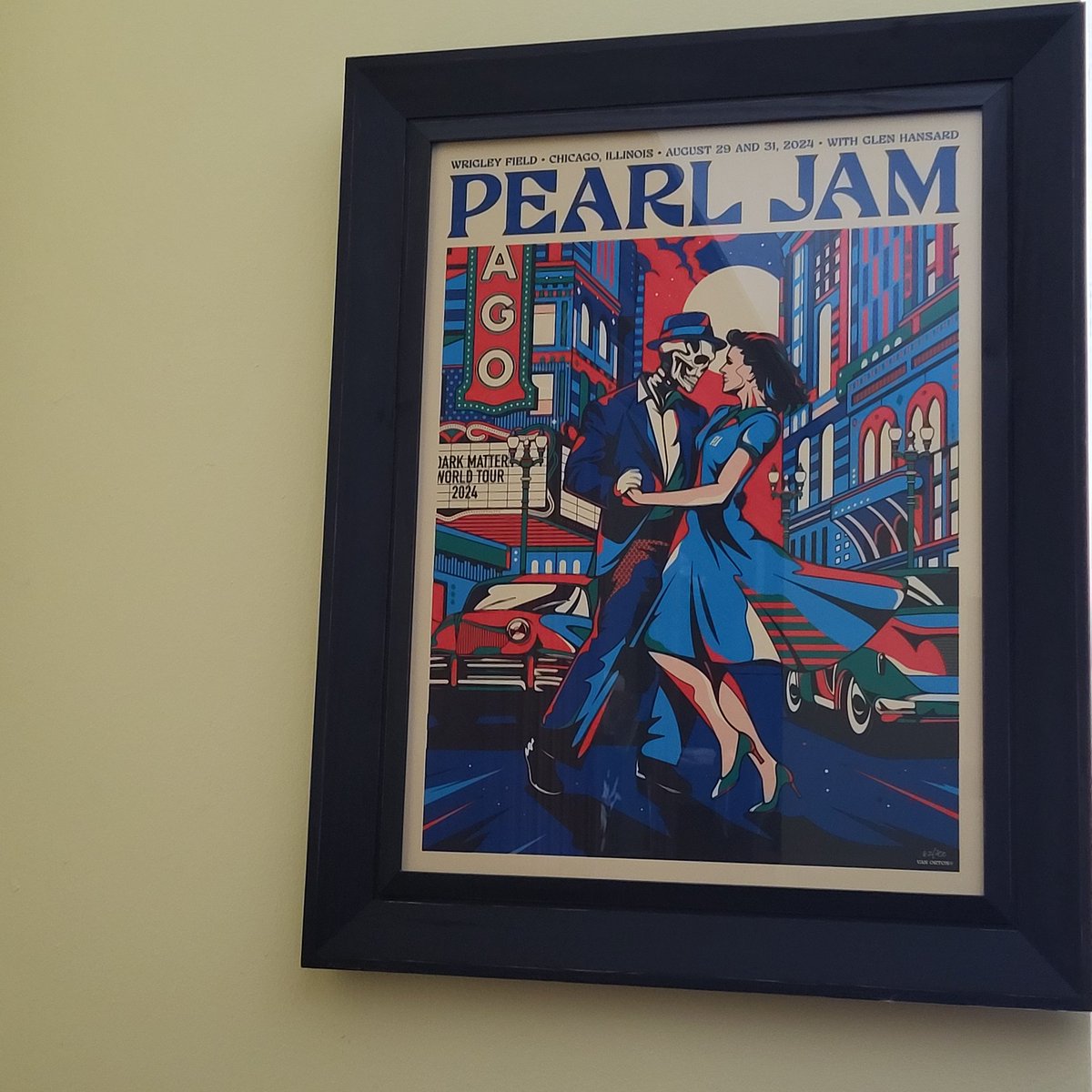 <a href="/vanortondesign/">Van Orton</a> <a href="/PearlJam/">Pearl Jam</a> <a href="/f4dstudios/">F4D STUDIOS</a> <a href="/mrtsurt/">Mr TSURT</a> Went 8/29. Amazing show, feel very fortuante to be able to grab one of these posters and memorialize my experience forever. Super awesome poster!