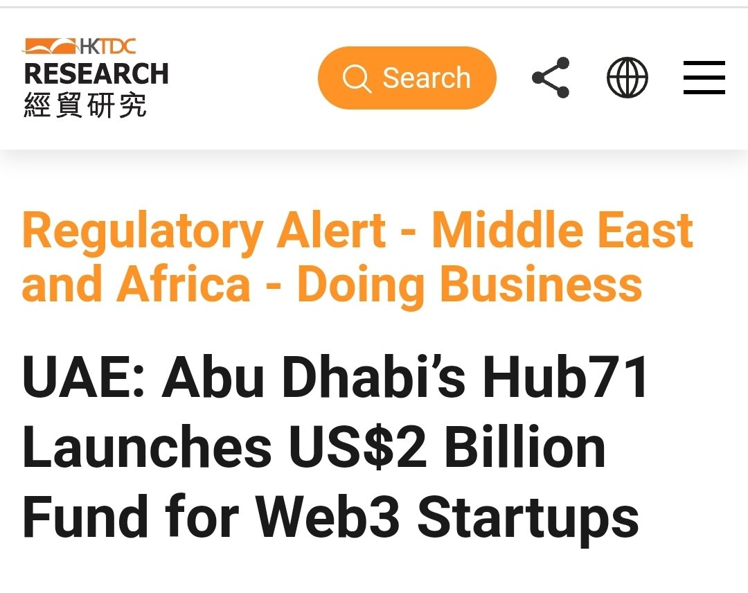 Domain_Buyer's tweet image. Web3U•AE 🇦🇪 
👉 UAE: Abu Dhabi’s Hub71 Launches US$2 Billion Fund for #Web3 Startups... #DomainHack #Web3 #startups #RWA #Tokenization
#Finance #Dubai #AbuDhabi
#DomainForSale