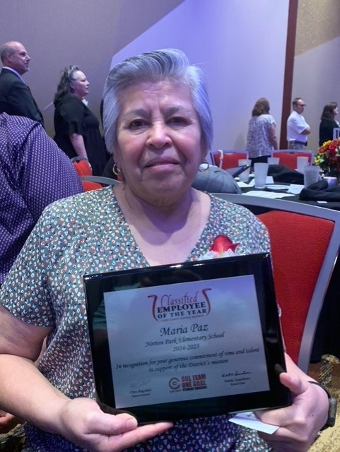NPKEagles's tweet photo. "Celebrating our amazing CEOTY, Maria Paz,  at her well-deserved luncheon! 🎉 Norton Park is lucky to have such a dedicated and inspiring staff  member. Thank you for all you do to make our school community shine! 🌟 #CEOTYLuncheon #NortonParkPride #TeamworkMakesTheDreamWork https://t.co/atNrCSpaVY