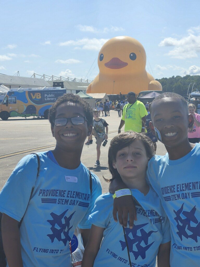 Our excited 5th graders are soaking in the sights and sounds at the Oceana Air Show! From breathtaking aerial acrobatics to learning about aviation, it’s a day full of inspiration and fun! <a href="/vbschools/">VBSchools</a>