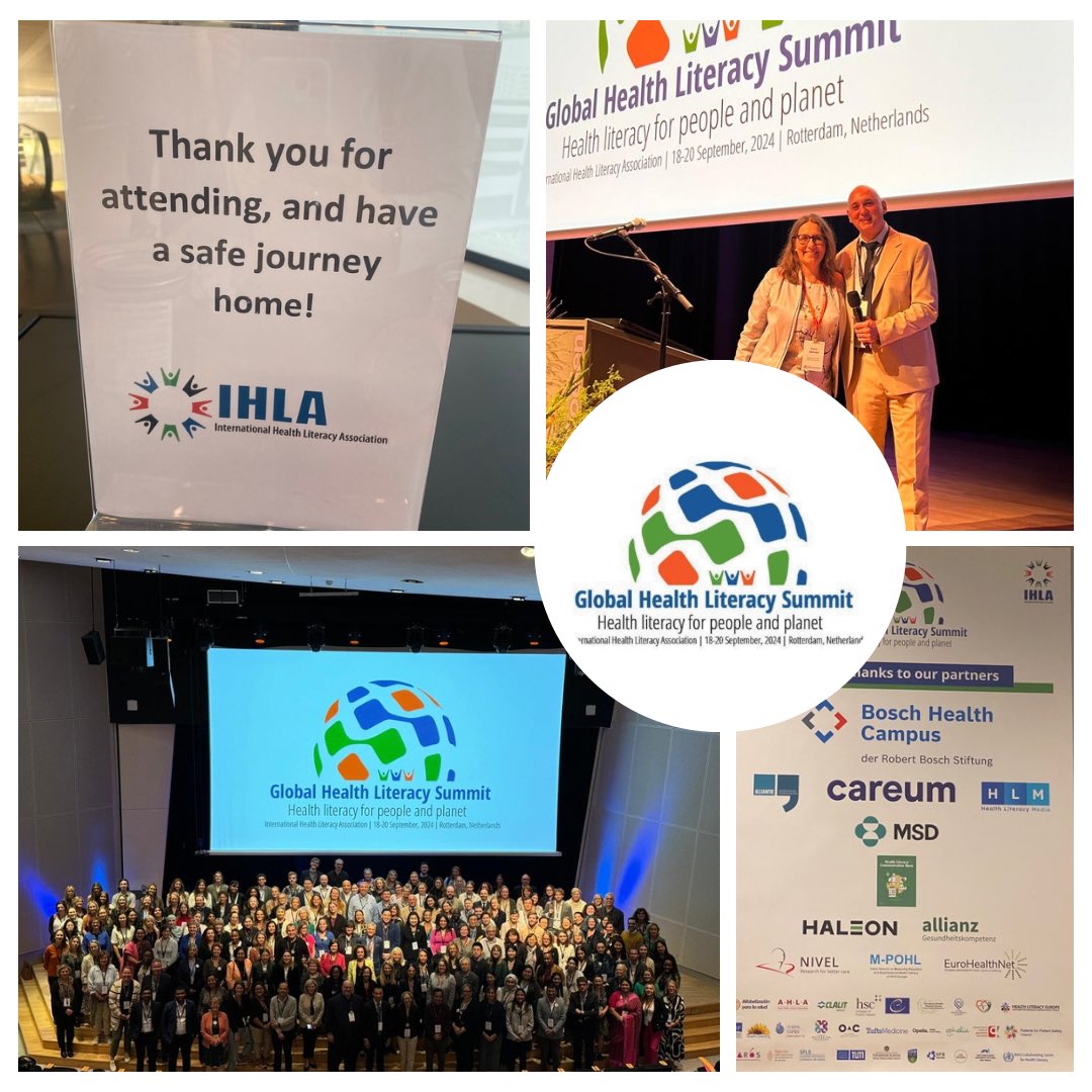 Thank you to participants and partners for a wonderful Global Health Literacy Summit. It has been a blast! 
#healthliteracy #ihlasummit