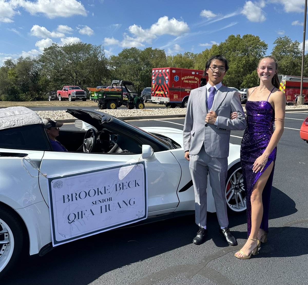 Congrats to our own Brooke Beck for being part of the Homecoming Court!