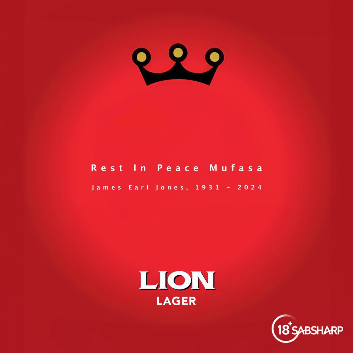 Lions live forever. Here’s to you James Earl Jones.