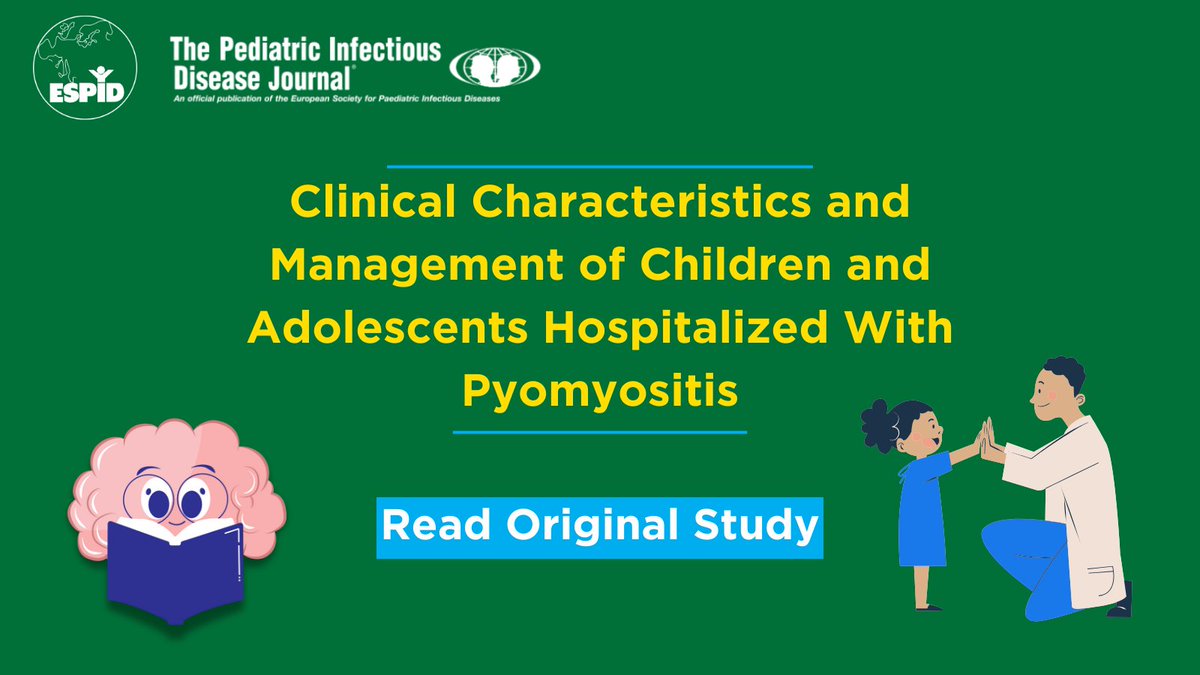 ESPIDsociety's tweet image. 📑Discover a new published study on #Pyomyositis in children and adolescents in the @PIDJournal  

This research explores a bacterial muscle infection that's often overlooked in temperate regions but is now on the rise. 

➡️ bit.ly/47AQNFL
 #PaediatricInfectiousDiseases