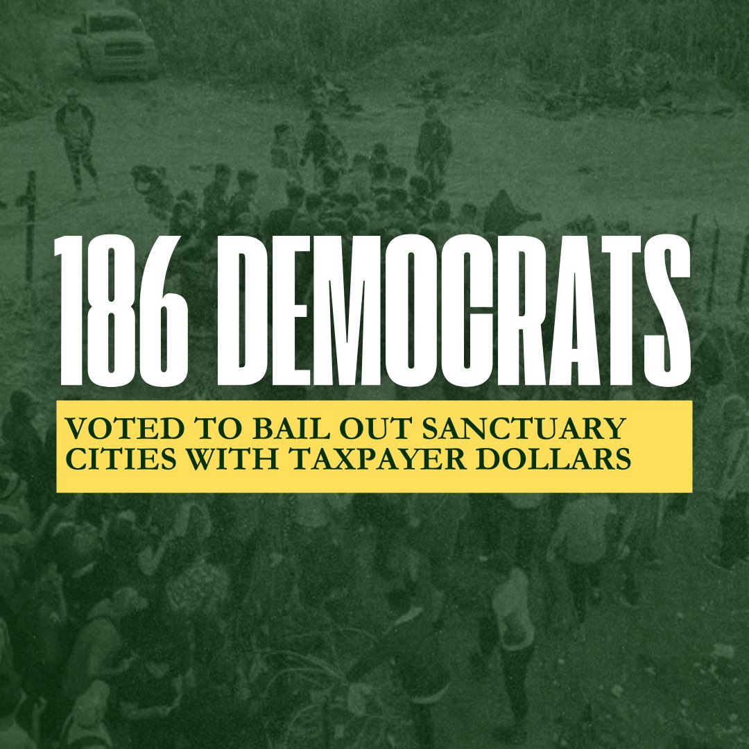 SpeakerJohnson's tweet photo. Once again, House Democrats demonstrated they stand with illegal aliens instead of the American people. https://t.co/6nXAJ6Iz0k