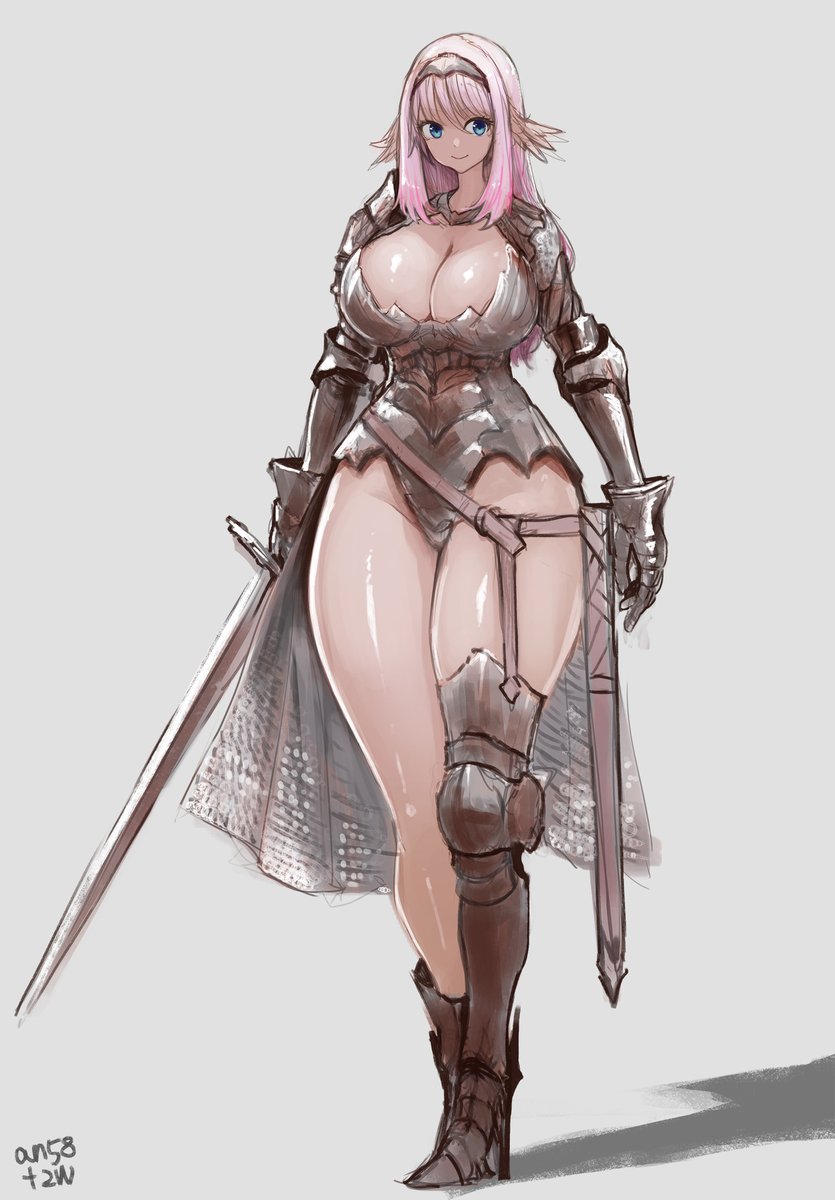 スケッチ 女騎士 