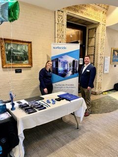 Throwback to last week when the Surfacide team hit the road to celebrate EVS Week with our amazing clients! 🎉 We had a blast learning sharing how our technology can help create healthier, safer environments.