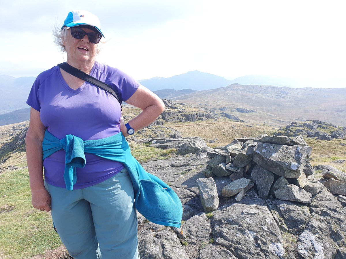SheilaG17662835's tweet photo. Today's #wainwrightwalk was Green Crag in Eskdale .A long way from home for us which is why we have never done it before. Cracking #walk a bit wet under foot could have been wetter on other days I think. Smashing #views of #Scafell @keswickbootco @ShowcaseCumbria
#LakeDistrict https://t.co/dTedYzfHJQ