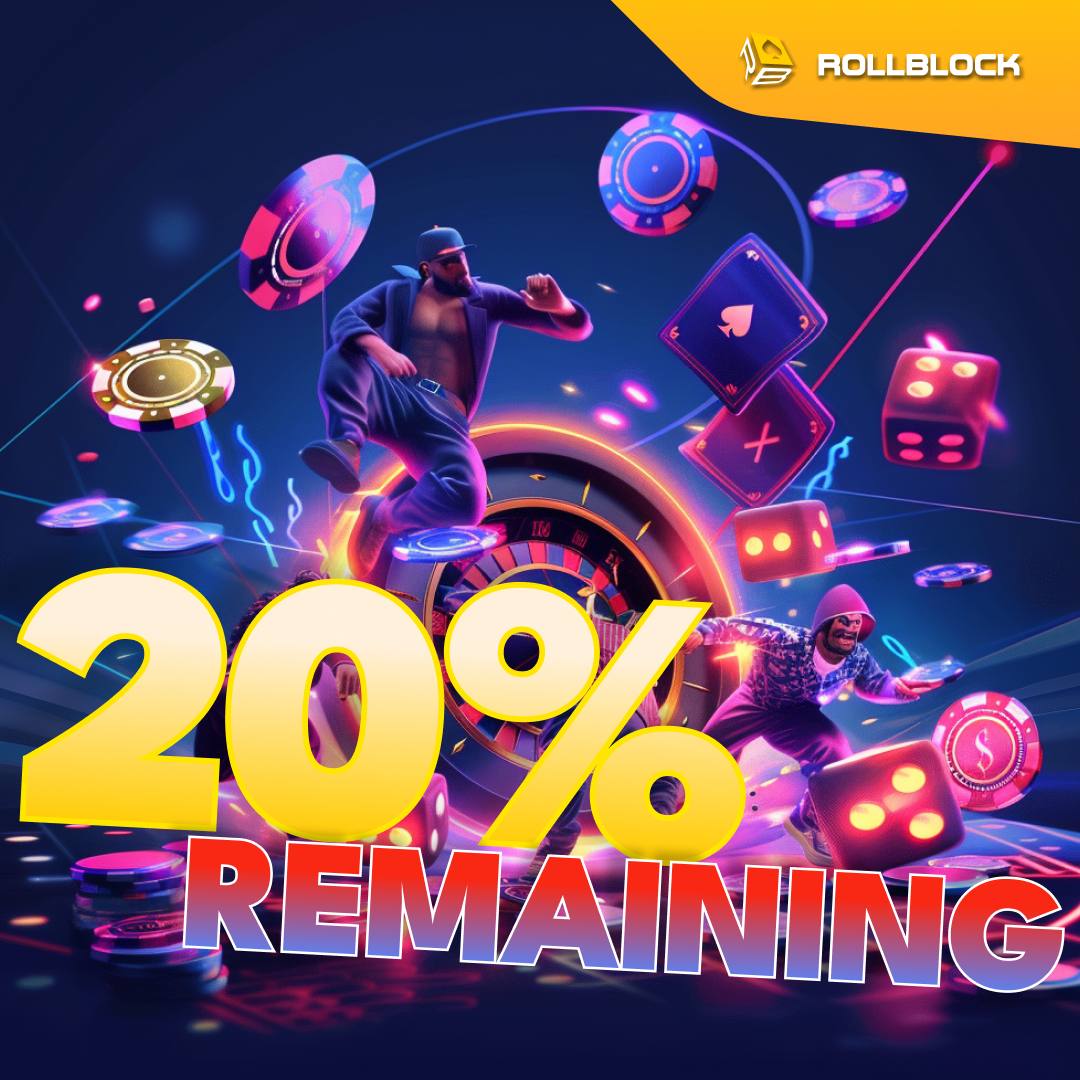 🚨 STAGE 6 COUNTDOWN: THE FINAL STRETCH!

Stage 6 is wrapping up faster than a dealer shuffling cards: Less than 20% of tokens now remain! 💎

But here’s the kicker…

The $RBLK Price will be skyrocketing to $0.03 in Stage 7! 📈

This opportunity's fading quicker than your luck