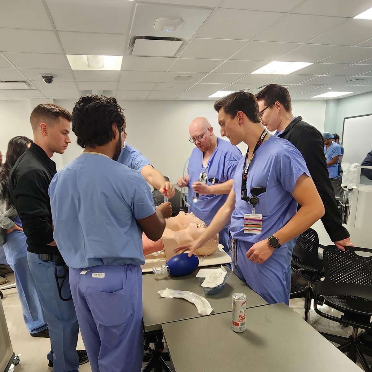 CA1 #Residents during their Difficult #Airway #Workshop 💉🫁🩺  Practice Makes Perfect!
