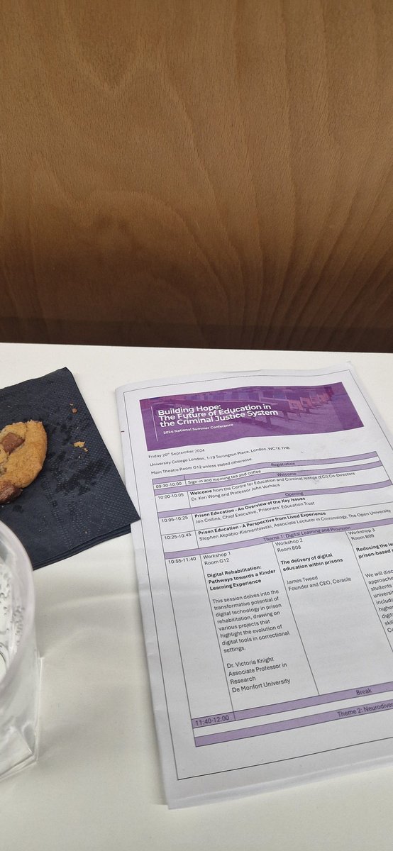 DaltonHarrison9's tweet image. What a day! I'm so glad I had a place at the table. There is so much to take in!
Incredible practices from
@RuthMcFarlane13 @Danwhyte628
The talks were eye-opening
#prison #practitioners, lived ex &amp;amp; #neurodivergent experts, &amp;amp; academics 👏
#hope #innovation #network #FutureReady