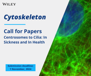 Cytoskeleton Journal (@cytoskeljournal) on Twitter photo Do you work on #Centrosomes or #Cilia? If so, we have a #Specialissue for you! "Centrosomes to Cilia: In Sickness and in Health". The submission deadline is Nov. 1, 2024. Submit today. It is #Free to publish in #CYTOSKELETON <a href="/CytoskelJournal/">Cytoskeleton Journal</a> #cell #science #biology #CellBiology Do you work on #Centrosomes or #Cilia? If so, we have a #Specialissue for you! "Centrosomes to Cilia: In Sickness and in Health". The submission deadline is Nov. 1, 2024. Submit today. It is #Free to publish in #CYTOSKELETON <a href="/CytoskelJournal/">Cytoskeleton Journal</a> #cell #science #biology #CellBiology