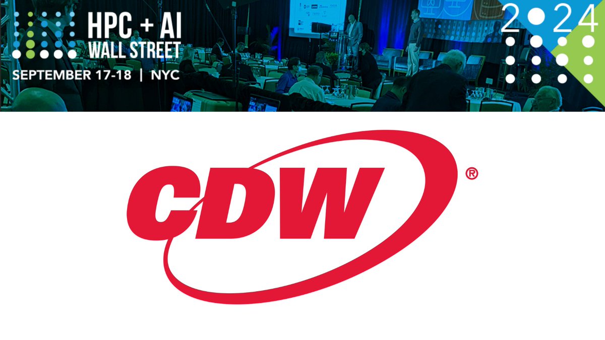 HPC + AI Wall Street (@hpcai_ws) on Twitter photo A huge thank you to <a href="/CDWCorp/">CDW Corporation</a> for being a Silver Sponsor of #HPCAI2024! CDW’s #innovative solutions empower organizations to optimize their IT infrastructure and tackle complex challenges with unparalleled efficiency.
ow.ly/42BS50TiqTq A huge thank you to <a href="/CDWCorp/">CDW Corporation</a> for being a Silver Sponsor of #HPCAI2024! CDW’s #innovative solutions empower organizations to optimize their IT infrastructure and tackle complex challenges with unparalleled efficiency.
ow.ly/42BS50TiqTq