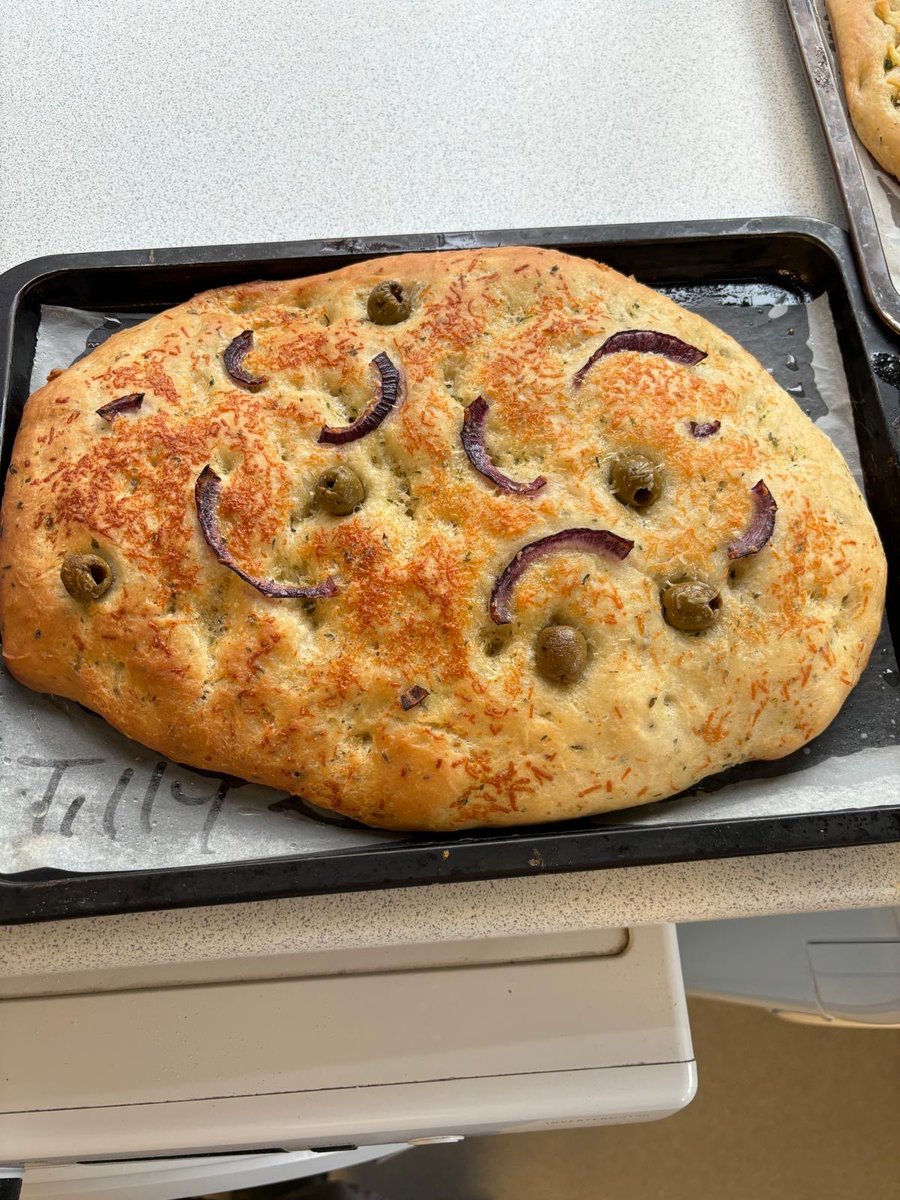 Great focaccia bread produced today - well done year ten! 😊 <a href="/cvhsDt/">D&T</a> <a href="/ColneValleyHigh/">ColneValleyHigh</a> <a href="/FoodTCentre/">FoodTeachersCentre</a>