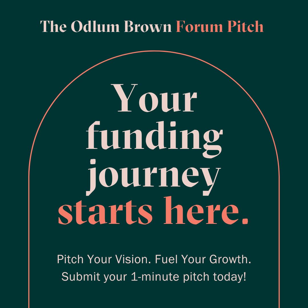 Guess what? Applications for The Odlum Brown Forum Pitch are now open! 🙌 

Pitch your vision and connect with funders, leaders, and experts who can help you unlock the right opportunities for your business. Apply by October 24, 2024!

theforumpitch.ca/apply-now