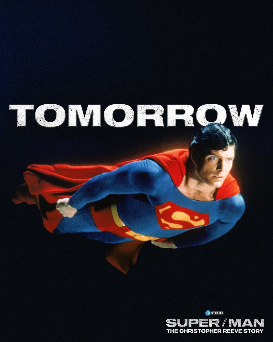 Open your hearts and fly with us to witness Super/Man: The Christopher Reeve Story. Only in theaters TOMORROW and September 25. Get tickets: hubs.la/Q02Mcq8b0