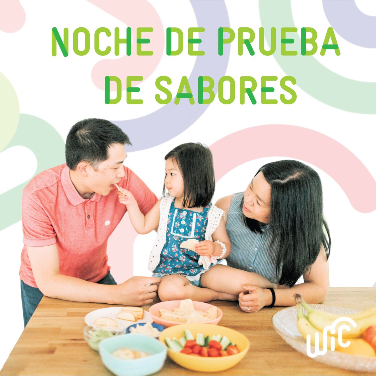 Organice una noche de “prueba de sabores” en la que su familia pueda probar diferentes frutas y vegetales y votar por sus favoritos. 🍅🥒 Esto puede alentar a los bebés y niños pequeños a probar nuevos alimentos. Además, ¡se beneficiarán de pasar tiempo de calidad juntos!