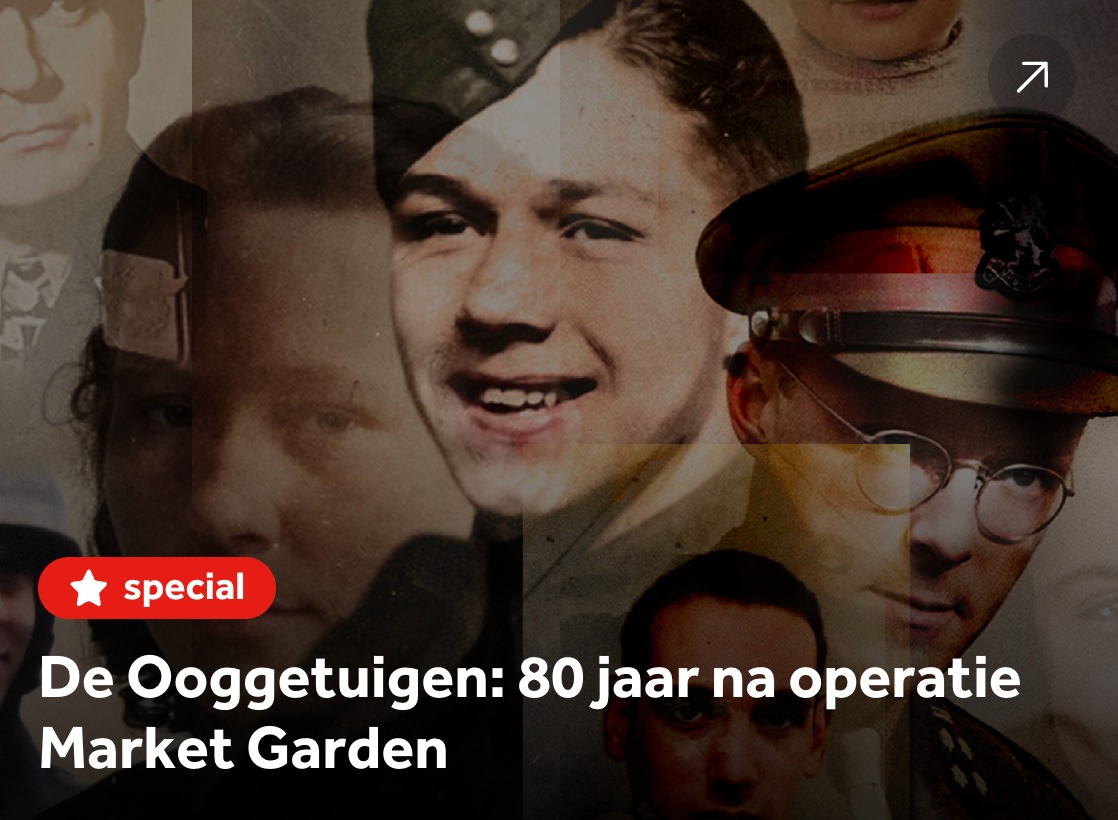 Nieuwe afleveringen van De Ooggetuigen! #nos #wo2 #80jaarbevrijding #marketgarden bevrijding.nos.nl