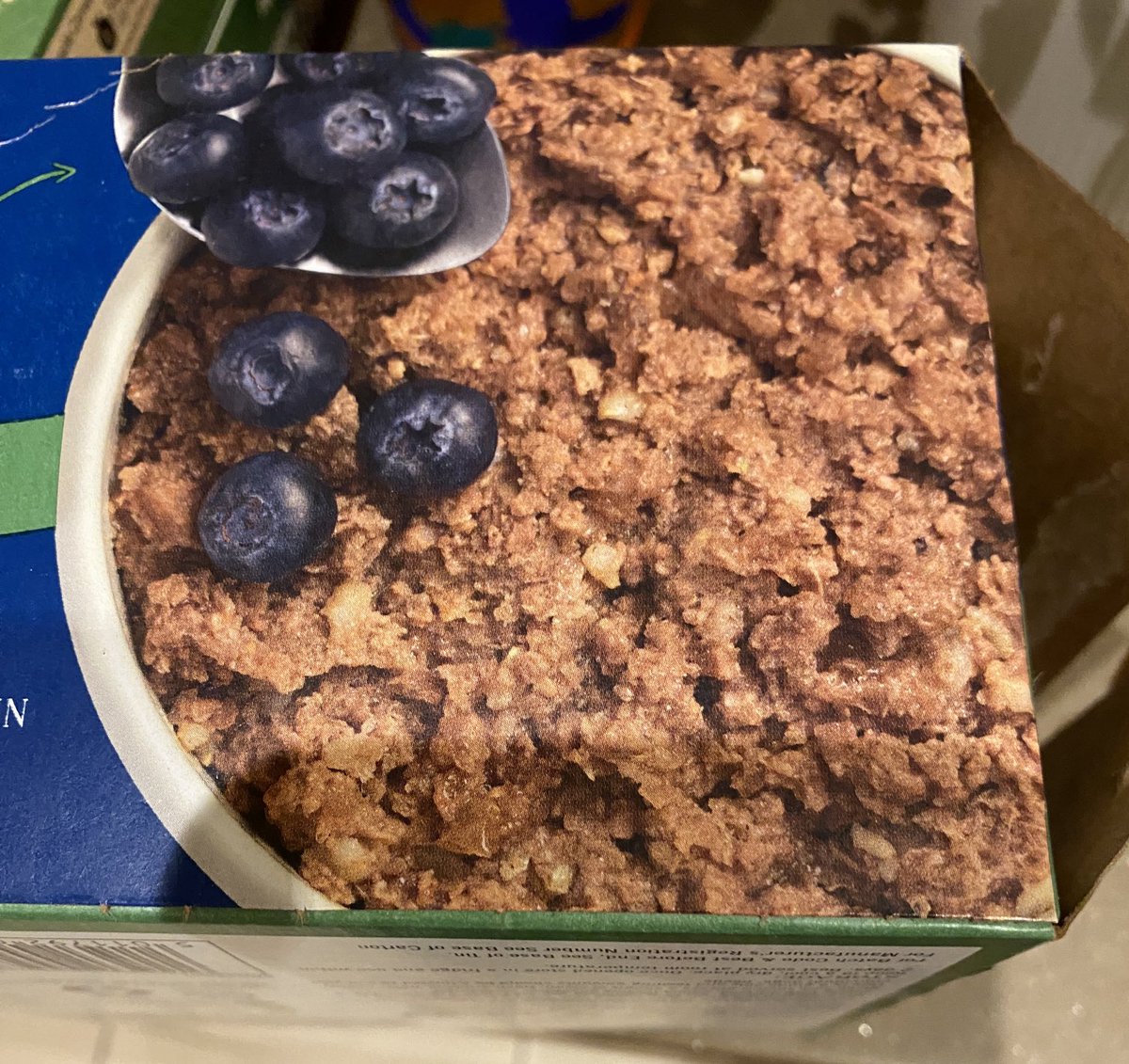 Just the dog food suggesting we add a handful of blueberries to it…