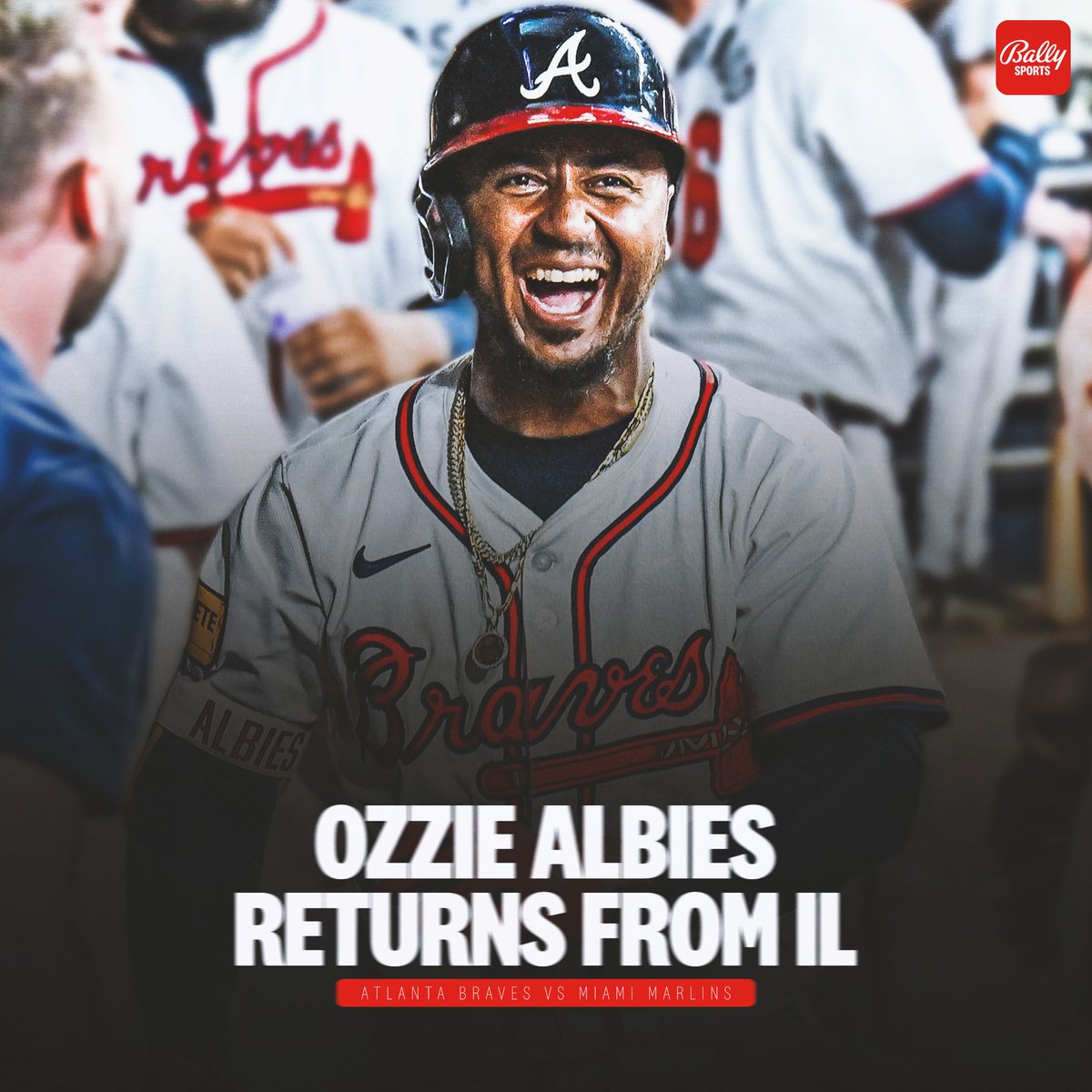 FanDuelSNBraves's tweet photo. Tell a friend to tell a friend, he’s baaaaack🗣️ https://t.co/1yZ8SpGfCQ