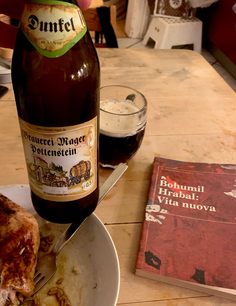 bartlebeer's tweet photo. Patiently waiting to read Czech fluently enough to decipher what business it was of Hrabal’s to quote Heidegger in the motto to the second part of his memoir. 🇨🇿🇩🇪👀🇧🇪
@LitBier #Eurozythopia https://t.co/1siH3pRKsK