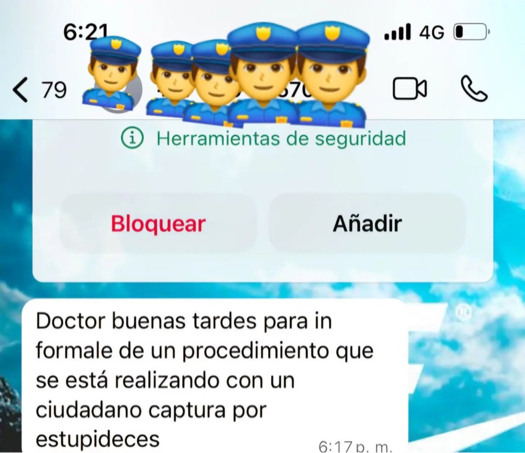 El dia de ayer, me informan de la capturan de cliente por un delito que agregaron hace poco en el Código, mucho ojo que le van a echar mano a más de uno