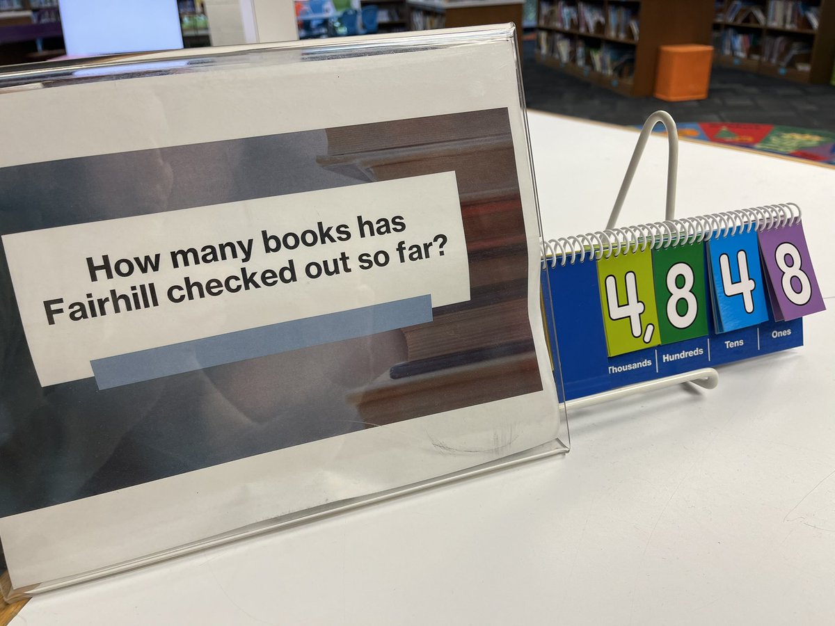 Fairhill ES Library tweet media