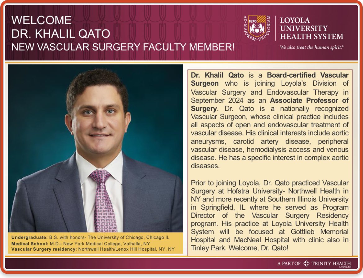Loyola Vascular Surg (@loyolavascular) on Twitter photo A warm welcome to our newest Vascular Surgery faculty member, joining us this week! <a href="/BAulivolaMD/">Bernadette Aulivola</a> <a href="/msoultmd/">Michael Soult</a> <a href="/cfbechara/">cfbechara</a> <a href="/VivianGahtanMD/">Vivian Gahtan</a> <a href="/CrisostomoDad/">Paul Crisostomo</a> <a href="/RDebbieLi/">R. Debbie Li</a> <a href="/vamsi_potluri/">Vamsi Potluri, MD</a> <a href="/ScottPainterMD/">Scott Painter</a> <a href="/K_ChawlaMD/">Karan Chawla</a> <a href="/paulapintoro/">Paula Pinto RodrĂguez</a> A warm welcome to our newest Vascular Surgery faculty member, joining us this week! <a href="/BAulivolaMD/">Bernadette Aulivola</a> <a href="/msoultmd/">Michael Soult</a> <a href="/cfbechara/">cfbechara</a> <a href="/VivianGahtanMD/">Vivian Gahtan</a> <a href="/CrisostomoDad/">Paul Crisostomo</a> <a href="/RDebbieLi/">R. Debbie Li</a> <a href="/vamsi_potluri/">Vamsi Potluri, MD</a> <a href="/ScottPainterMD/">Scott Painter</a> <a href="/K_ChawlaMD/">Karan Chawla</a> <a href="/paulapintoro/">Paula Pinto RodrĂguez</a>