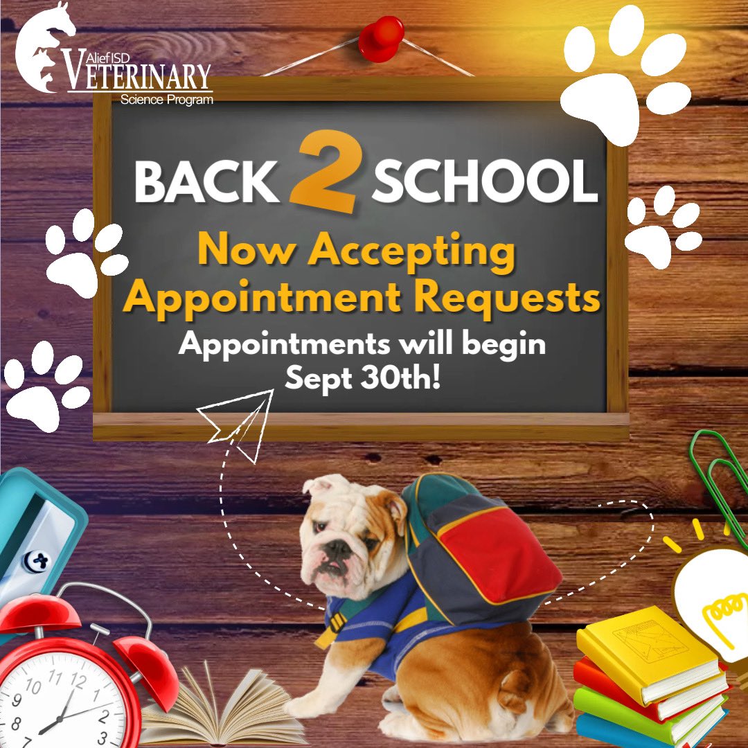 NOW TAKING APPOINTMENT REQUESTS! Plz allow at least 1 week for our students to reach out to you after filling out our appointment request form on our website. Appts are not taken by phone. Proof of updated vaccines must be provided upon scheduling <a href="/alief_proud/">Alief ISD</a>