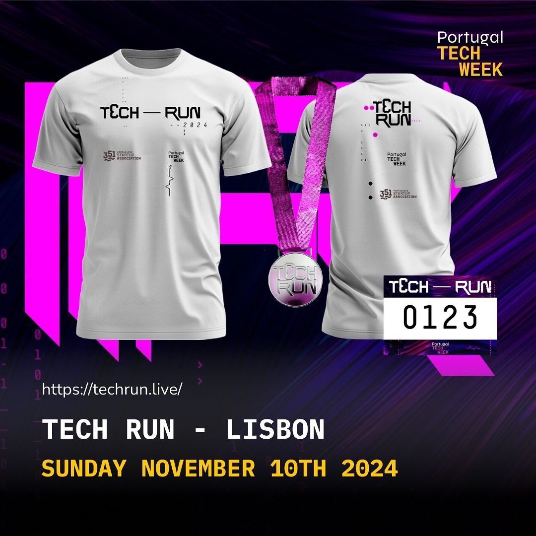 PT_TechWeek's tweet image. 🏃‍♂️✨ Ready, set, go! 🚀 The #TechRun is calling all tech enthusiasts, founders, and innovators to hit the streets and run towards a sustainable future! Join us for a unique blend of exercise, networking, and tech at #PortugalTechWeek2024. Register now: portugaltechweek.com