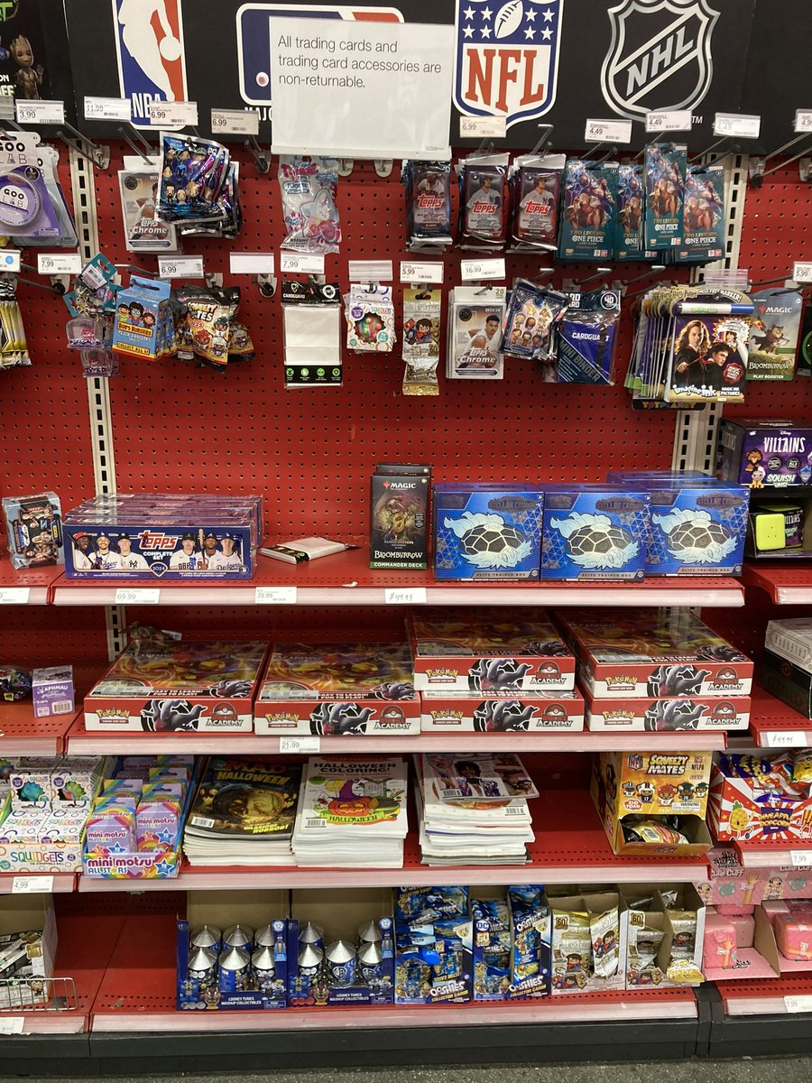redlands_ie_tcg's tweet photo. Target Redlands, Ca
#yugiohtcg #DragonBallSupertcg #onepiecetcg #basketballcards #sportscards #footballcards #Baseballcards #Pokémon #Pokémoncards #Pokémontcg #pokemontarget #target #Disneylorcana https://t.co/UpZ9W7A95f