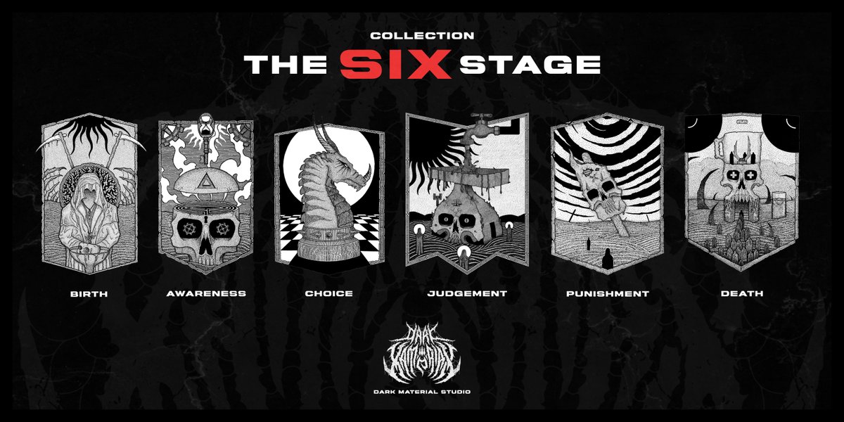 "The SIX Stage" Collection
#dotwork #darkart #SATANIC