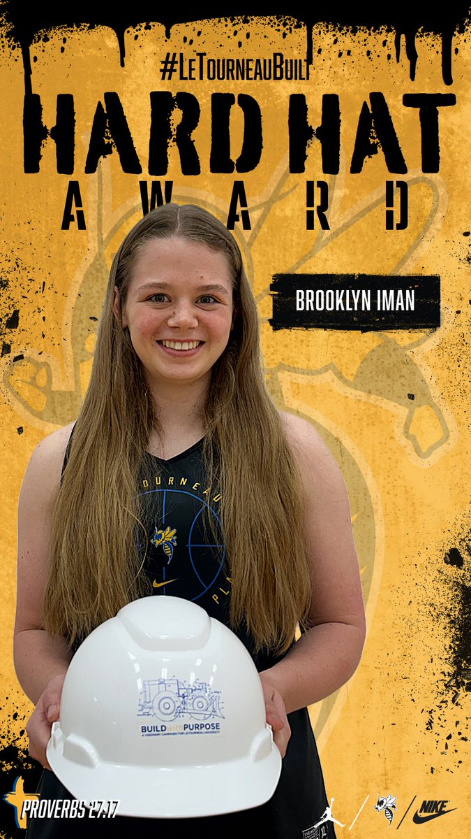 Our first-ever Hard Hat Award goes to Brooklyn Iman! #LeTourneauBuilt