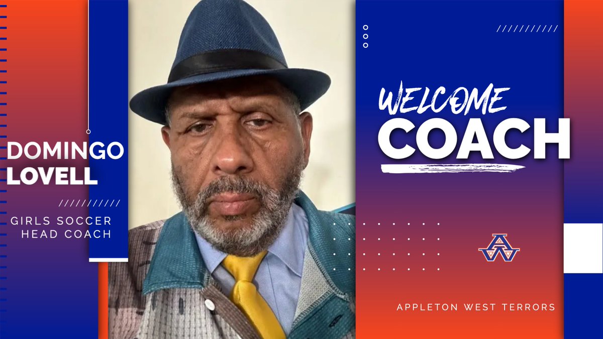 Welcome Coach Dom Lovell as the new varsity head girls soccer coach <a href="/AppletonWest/">Appleton West</a>! #TerrorPride <a href="/AWTerrorBackers/">AWTerrorBackers</a>