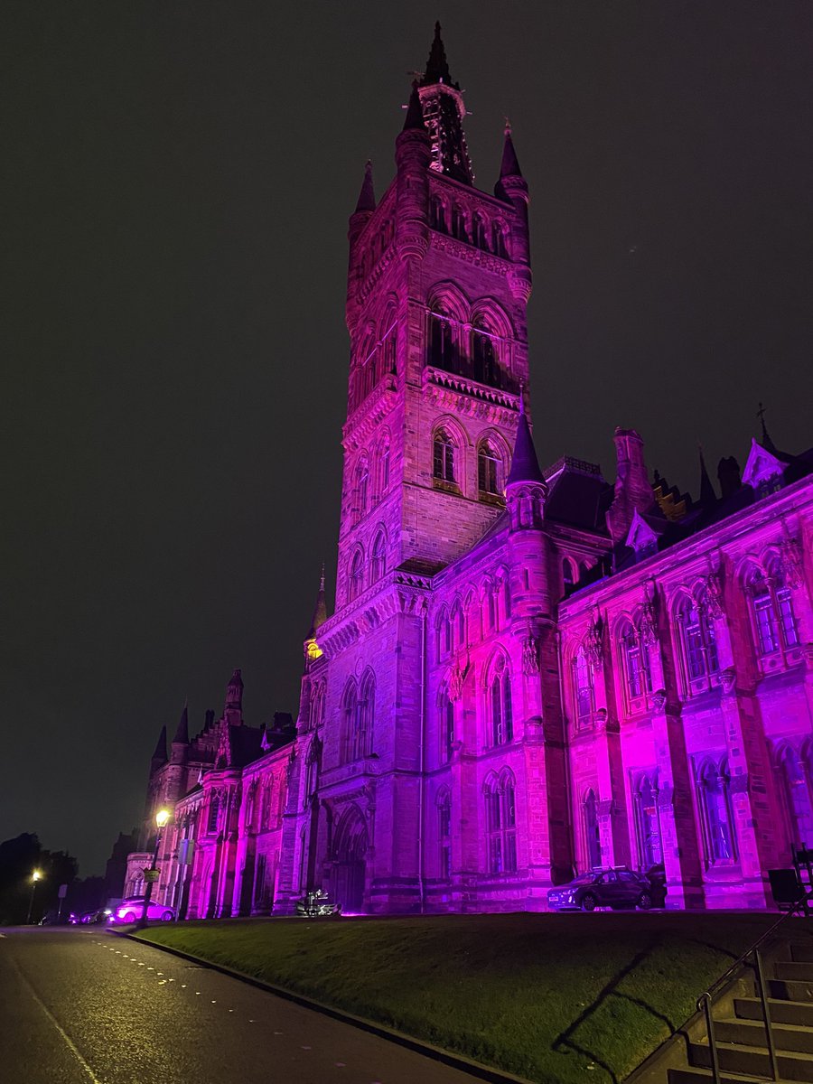From this evening until September 29th, the South facade of our iconic Main building <a href="/UofGlasgow/">University of Glasgow</a> will be lit up pink for - Organ Donation Week. This year, 2024, marks the 30th birthday of the NHS Organ Donor Register. 
Let us celebrate the gift of life 💗