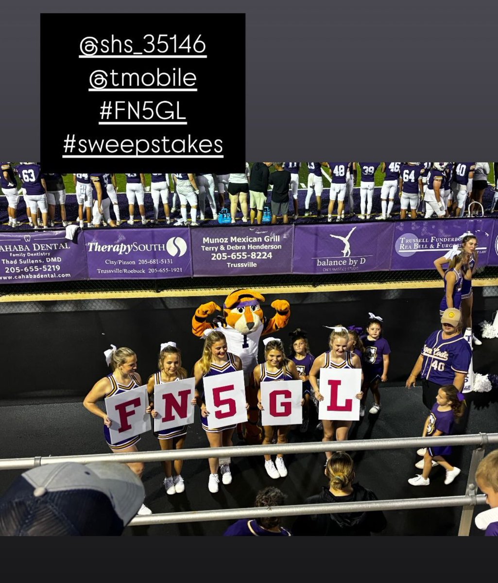 mrscaldwell0's tweet image. Springville HS loves @tmobile
@shs_35146
#fn5gl
#sweepstakes
#tigercode