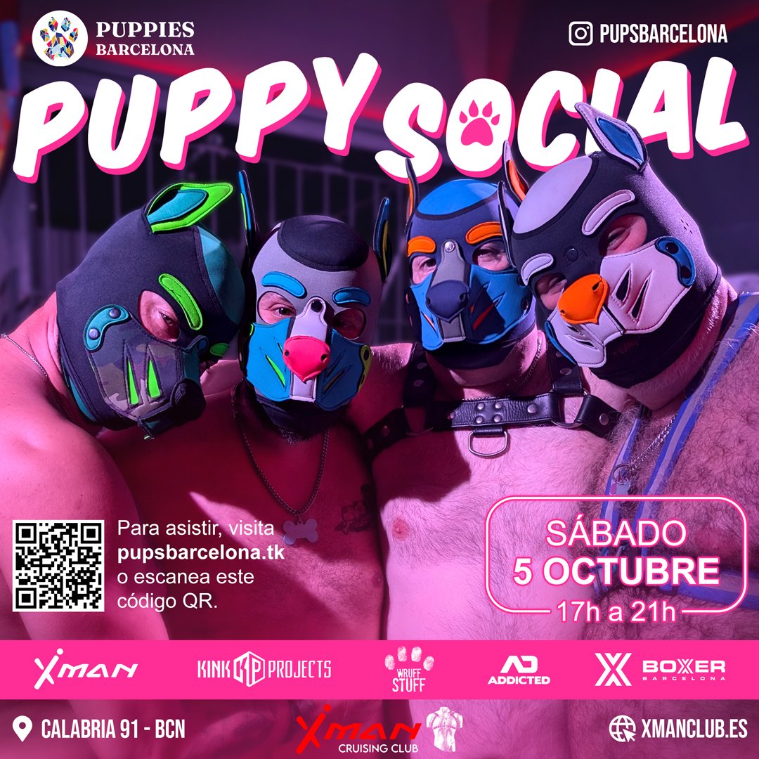 Hola a todos! El próximo sábado 5 de Octubre tendremos nuestra quedada mensual en el grupo XMAN de BCN. 

La quedada será de 17h a 20:30h con lista cerrada. Es necesario inscribirse antes del 3 de Octubre para poder asistir. forms.gle/xfBmehFWwGZKWT…