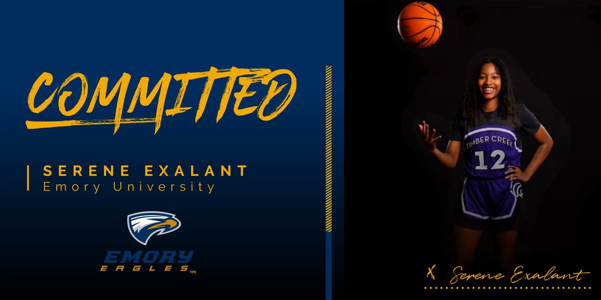 Serene Exalant (@serene_exalant) on Twitter photo Excited to announce that I will be continuing my academic and athletic career at Emory University. A very big thank you to my family, friends and coaches who have supported me through this process. Go Eagles! #committed <a href="/ECunitedbball/">eastcoastunited</a> <a href="/SaraNuxol/">Sara Nuxol</a> Excited to announce that I will be continuing my academic and athletic career at Emory University. A very big thank you to my family, friends and coaches who have supported me through this process. Go Eagles! #committed <a href="/ECunitedbball/">eastcoastunited</a> <a href="/SaraNuxol/">Sara Nuxol</a>