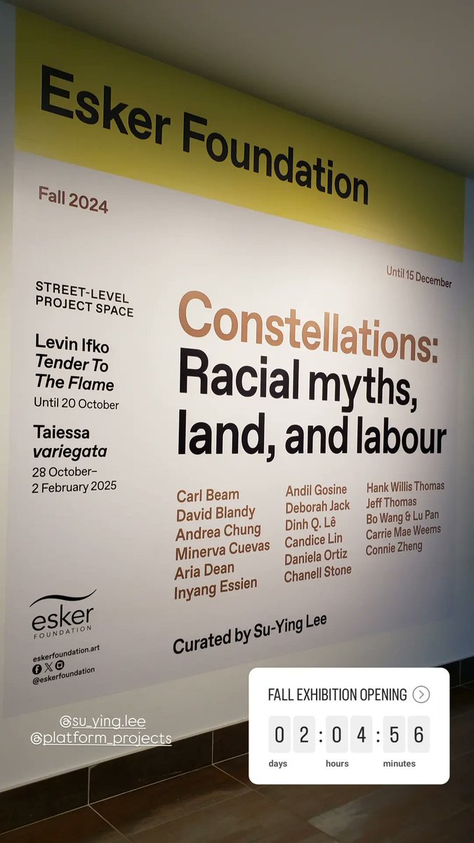 EskerCalgary's tweet photo. Opening tonight Friday 20 September, 6-9pm. Free, all welcome.
Refreshments served by @LinasMarket
Beers by @cold_garden #confluencedistilling #olbeautiful https://t.co/La6OezBQK7