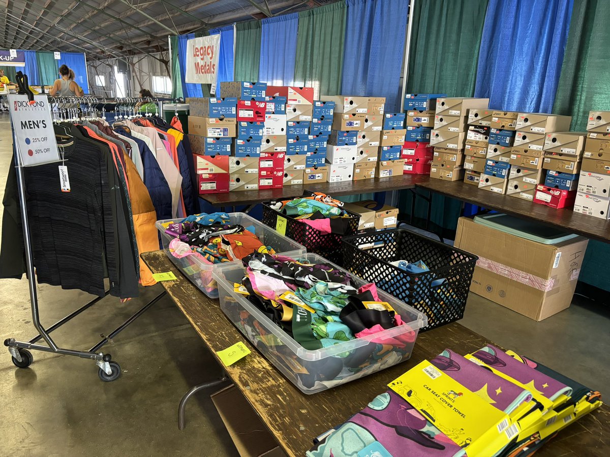 We are all ready and setup at the @foxvalleymarathon expo! We have all you need to be prepped for the races this weekend! See you this weekend!