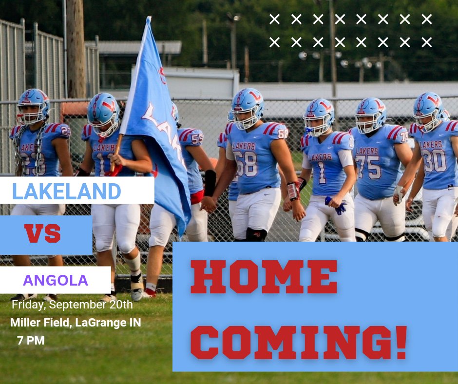 IT'S HOMECOMING!!! Join the festivities and watch the Lakers march to victory!