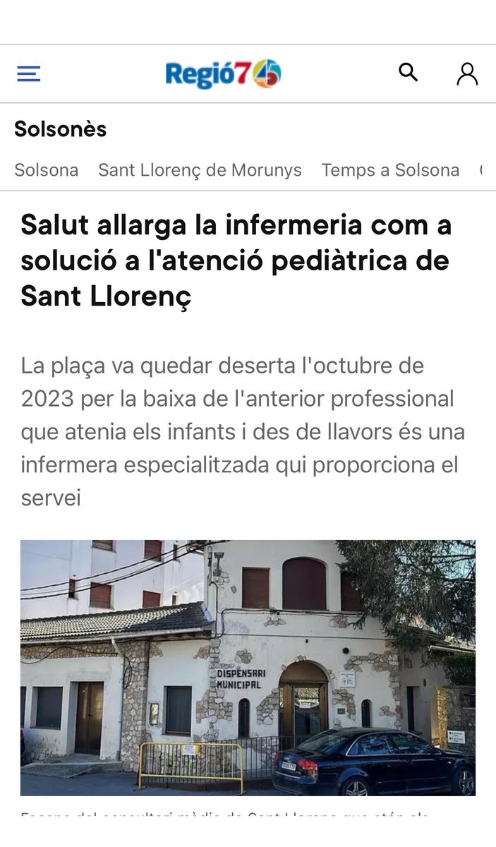Salut diu que “no s’ha registrat cap queixa i que la infermera està especialitzada “. La qüestió és que això deu implicar segurament no poder exercir les nostres activitats diàries i cures infermeres a part de l’estalvi econòmic.  Cap professional ha de “substituir a un altre”.