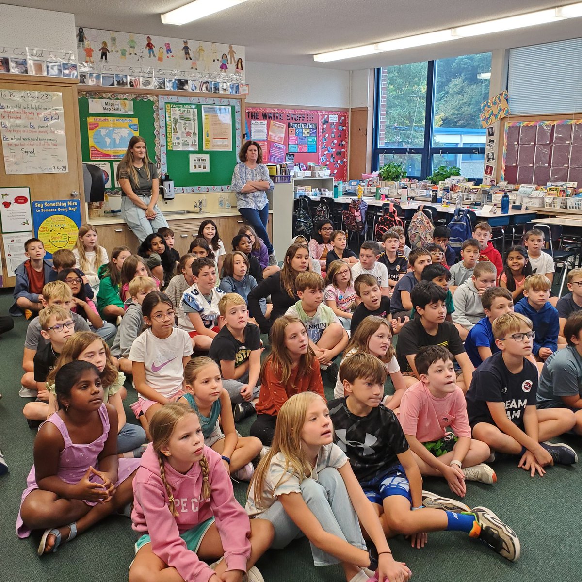 We had a great visit with  @amynielander, author and True Ladybug!!! We learned about the writing process, perseverance and following your dreams. Thanks to the PCC for funding our visits with Amy all these years. #MaybeNextYear #ForeverLadybugs #NewHomeNextYear