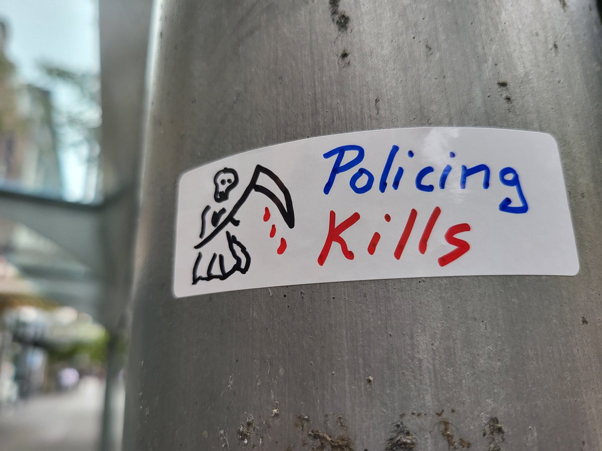 critcrim's tweet image. Policing Kills

Seen in Vancouver 

#ACAB #AbolishThePolice