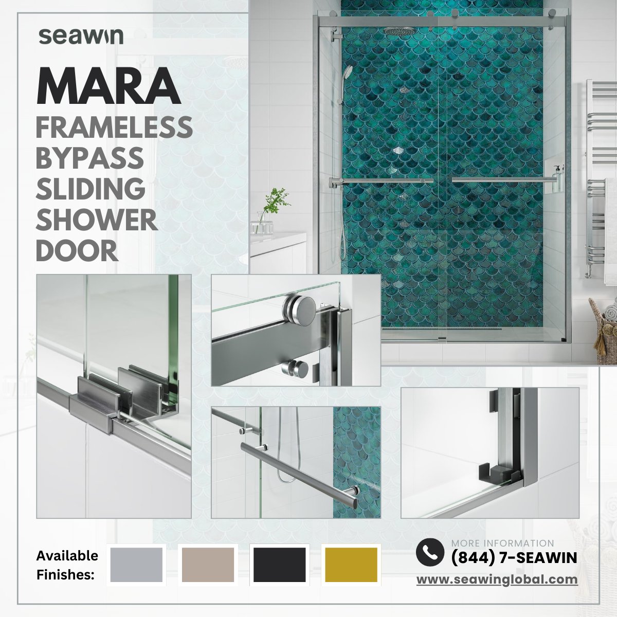SeawinGlobal's tweet photo. 🌟Shower Door That Complements Any Bathroom Style✨

| Frameless Shower Door | Sliding Shower Door | Shower Glass Door Ideas | Glass Shower Door |
 
Shop now:  https://t.co/pdWJaX4Rnh

📞 (844) 7-SEAWIN
🌐 https://t.co/O94FTUvBnG
#seawinglobal #showerdoor #slidingdoor https://t.co/rWuTU8U0CB