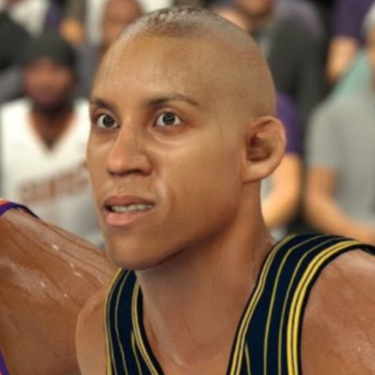 shuajota's tweet image. This means that all the face scans removed from NBA 2K18 onward can be brought back. We're talking about 7 years, during which we've lost players that would be incredibly useful for the MyNBA Eras mode. This opens the door to having accurate retro/classic rosters in #NBA2K25.